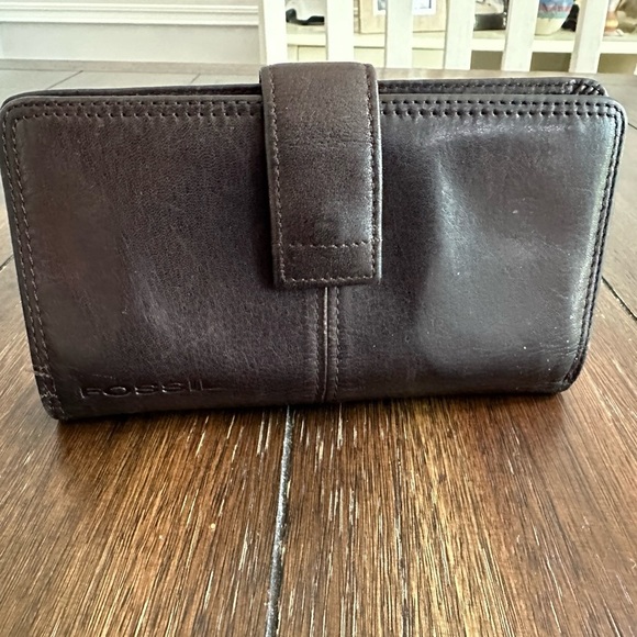 Fossil wallet + check cover - Picture 1 of 9